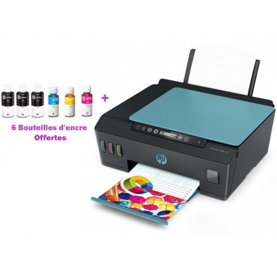 Imprimante Multifonction Jet D'encre HP SMART TANK 516 WiFi Couleur Imprimante Multifonction Jet D'encre HP SMART TANK 516 WiFi Couleur